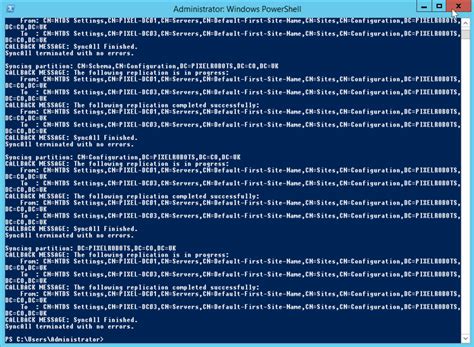 force active directory replication|force active directory replication powershell.